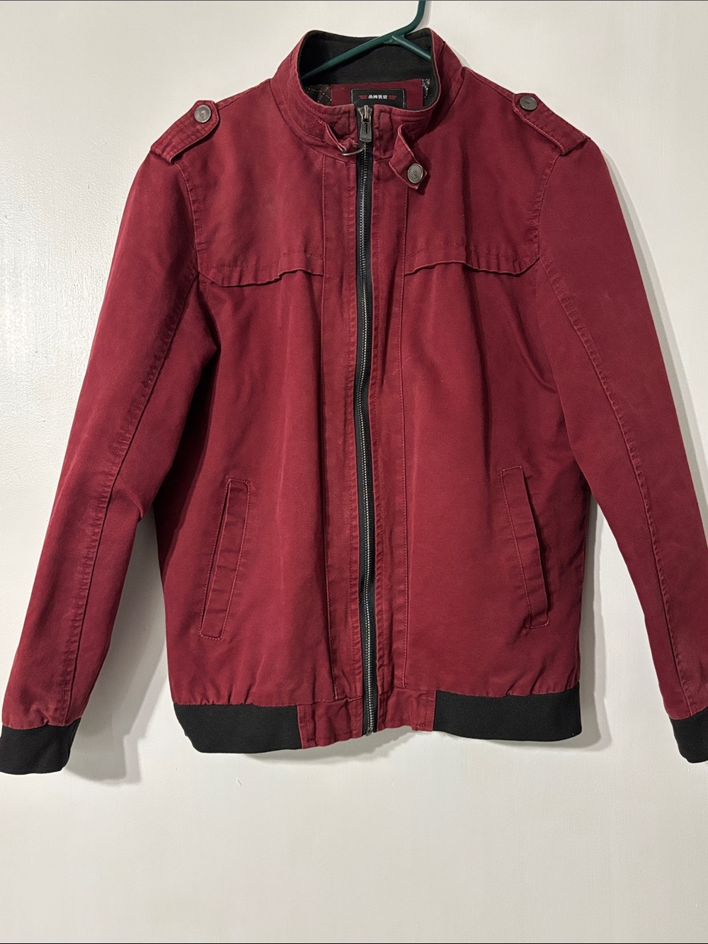 Casual Kids Red Bomber Jacket